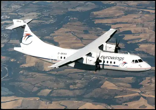 Ansichtskarte  eurowings ATR 42-500 Flugzeuge - Airplane 1999