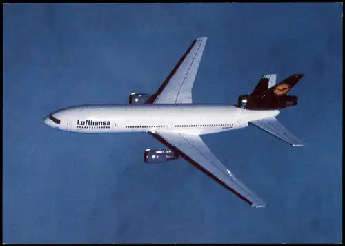 Ansichtskarte  Lufthansa McDonnell Douglas DC 10-30 Flugzeuge - Airplane 1994