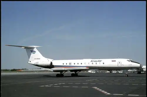 Ansichtskarte  KrasAir RA-65930 TU-134A-3 Flugzeuge - Airplane 1974