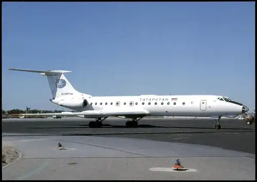 Ansichtskarte  TATARSTAN TU-134A Flugzeuge - Airplane 1983