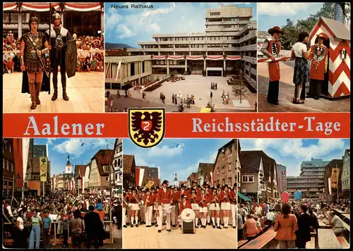 Ansichtskarte Aalen Aalener Reichsstädter Tage Mehrbild 1973