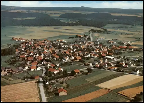 Ansichtskarte Trendelburg Luftbbild - Flugzeugaufnahme 1972