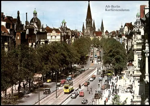 Charlottenburg-Berlin Kurfürstendamm anno 1939 (Reprokarte) 2000