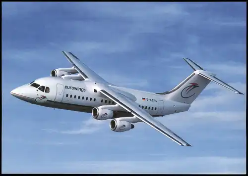 Ansichtskarte  eurowings BAe 146 Flugzeuge - Airplane 2002
