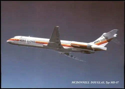 MCDONNELL DOUGLAS, Typ MD-87 AERO LLOYD Flugzeug Airplane Avion 2003