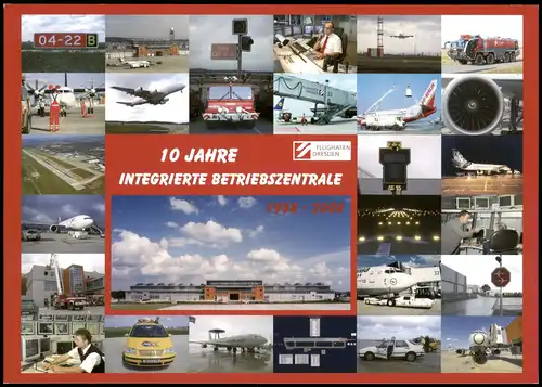 Ansichtskarte Klotzsche-Dresden Flughafen NFD Luftverkehrs AG Mehrbild 2006