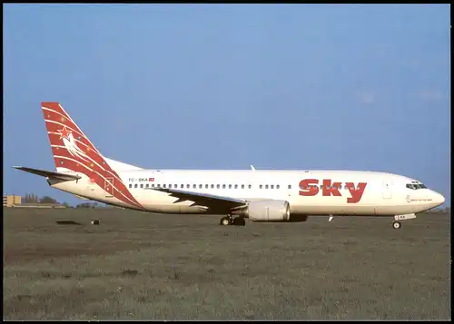 Schönefeld-Berlin SKY AIRLINES Flugzeug Airplane Avion Boeing 737 2001