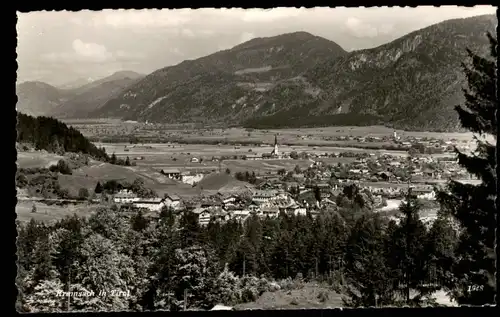 Ansichtskarte Kramsach Panorama Totalansicht 1957   gelaufen mit Stempel