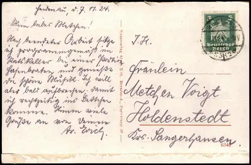 Jonsdorf (CZ) Janov Edmundsklamm / Edmundova Soutěska / Kamnitzklamm 1924