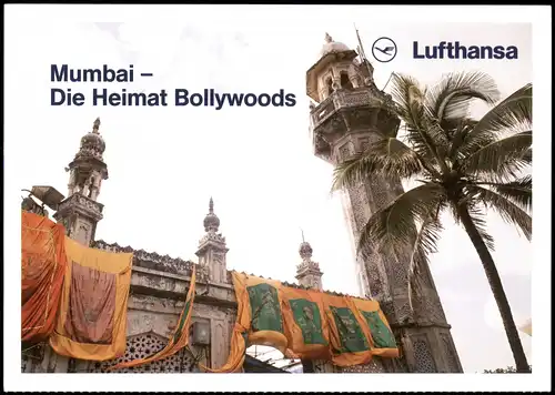 Ansichtskarte  Die Heimat Bollywoods von München nach Mumbai (Bombay). 2008