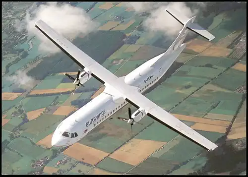 Ansichtskarte  eurowings ATR 72-210 der Flugzeug Airplane Avion 2006