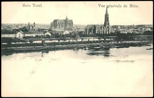 CPA Metz Vue générale 1912