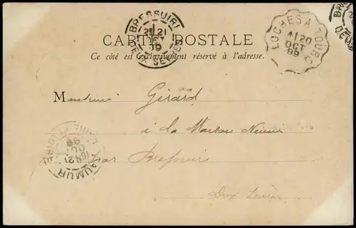 CPA Loches Tombeau d'Agnès Sorel 1899