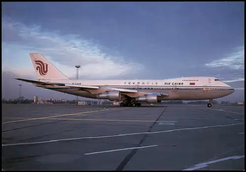 Schönefeld-Berlin AIR CHINA Boeing 747-2J6B (SCD) Flugzeug Airplane Avion 2001