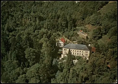 Gleisweiler-Edenkoben Sanatorium Bad Gleisweiler Luftbild über Landau 1968