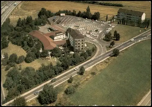 Ansichtskarte Kassel Cassel HOTEL AUTOBAHN RASTHAUS KASSEL Luftbild 1972