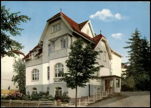 Ansichtskarte Bad Harzburg Hotel - Pension „HAUS FERNBLICK" 1970
