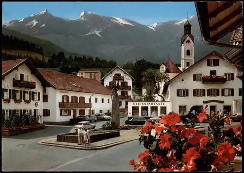 Ansichtskarte Bad Kohlgrub Am Dorfplatz 1972
