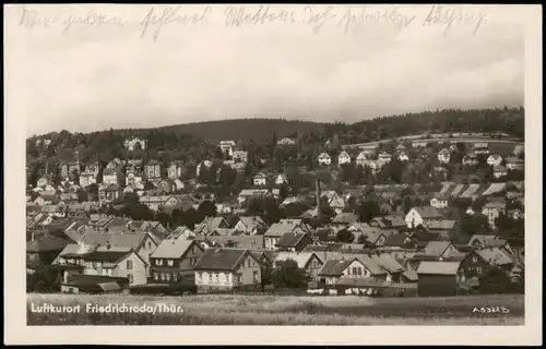 Ansichtskarte Friedrichroda Panorama-Ansicht 1955