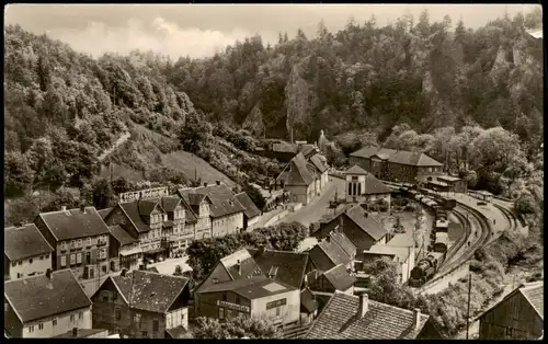 Ansichtskarte Rübeland Panorama-Ansicht mit Tropfsteinhöhlen 1971