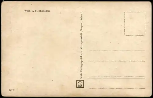 Ansichtskarte Wien Stephansdom 1930