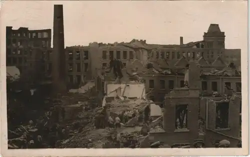 Militär/Propaganda 1.WK (Erster Weltkrieg) zerstörte Fabrik 1915