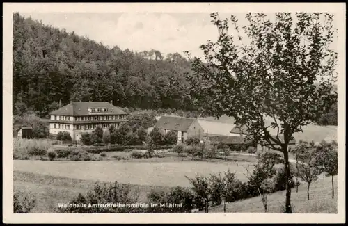 Eisenberg (Thüringen) Waldhaus Amtsschreibersmühle im Mühltal zur DDR-Zeit 1957