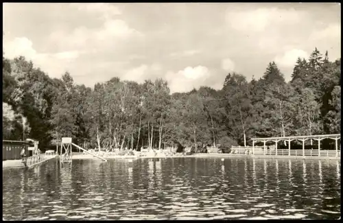 Ansichtskarte Rastenberg (Thüringen) Schwimmbad Freibad 1966/1964