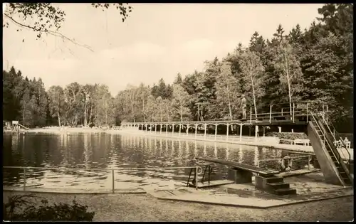 Ansichtskarte Rastenberg (Thüringen) Friedrich-Ludwig-Jahn-Bad Freibad 1965