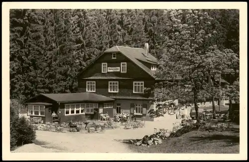 Ansichtskarte Katzhütte (Schwarzatal) Ferienheim Massermühle 1965