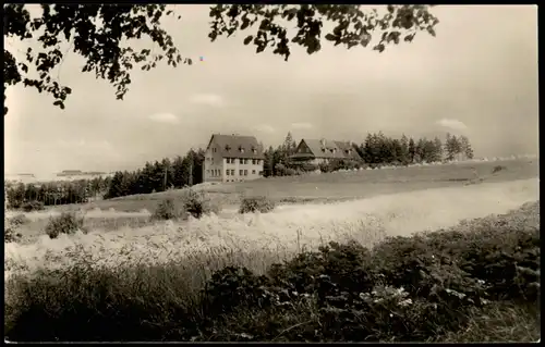 Ansichtskarte Saalfeld (Saale) Panorama-Ansicht mit Steigerhaus 1956