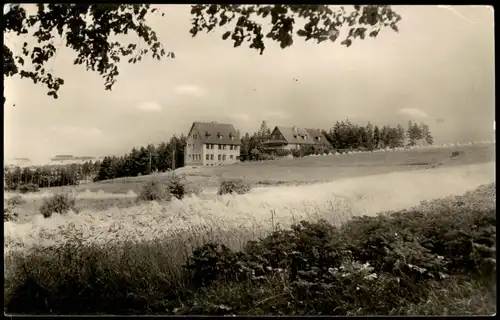 Saalfeld (Saale) Panorama-Ansicht Blick auf das Steigerhaus 1956