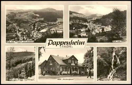 Kleinschmalkalden (Pappenheim) DDR Mehrbildkarte  PAPPENHEIM Thüringen 1965