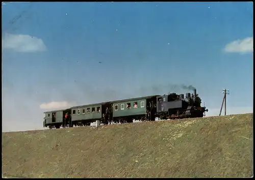 Ansichtskarte  Lokalbahnlokomotive „Osser" Verkehr Eisenbahn Zug 1983