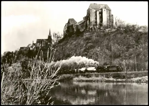 Damipflokomotive Baureihe 50.35-37 Nahgüterzug von Döbeln nach Großbothen 1982