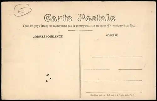 CPA Senlis (Oise) Guerre Septembre 1914 Faubourg St-Martin 1914