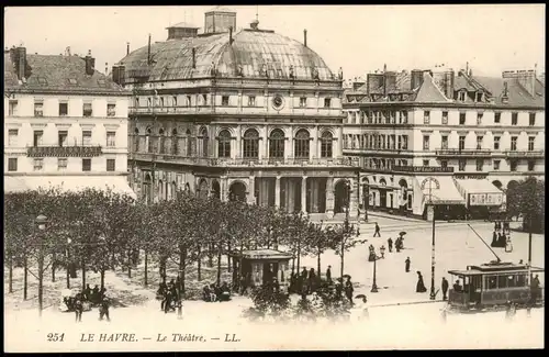 CPA Le Havre Théâtre (Theater) 1910