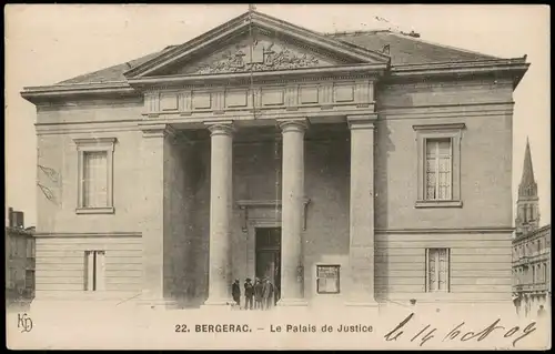 Bergerac Gericht Justizpalast BERGERAC Le Palais de Justice 1909