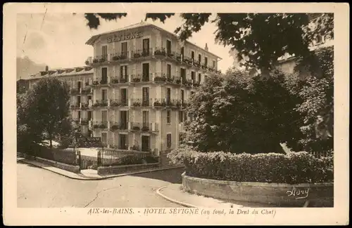CPA Aix-les-Bains HOTEL SEVIGNE 1930