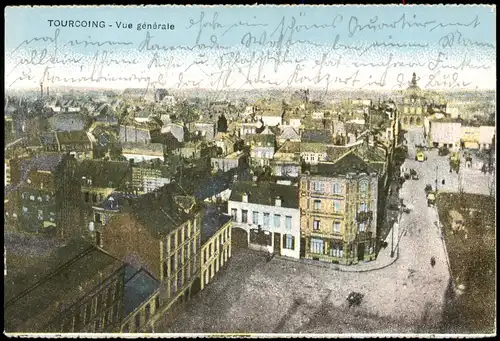 CPA Tourcoing Panorama-Ansicht Stadt-Ansicht Vue Générale 1917