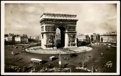 Paris Triumphbogen Arc de Triomphe de l’Étoile Place de Etoile 1940