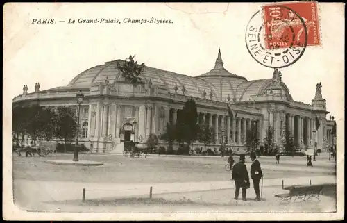 CPA Paris Grand Palais, Champs-Elysees 1908