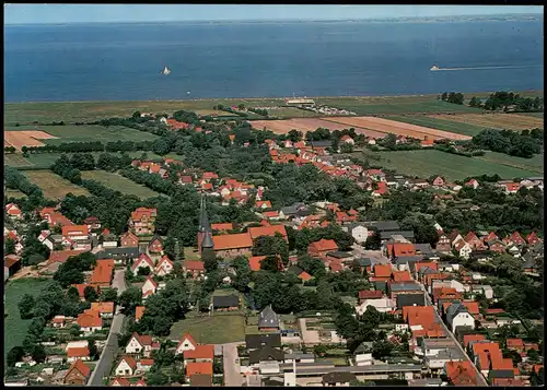 Ansichtskarte Altenbruch-Cuxhaven Luftaufnahme Luftbild 1970