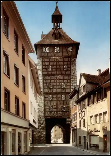 Ansichtskarte Konstanz Schnetztor mit Hus-Haus 1975