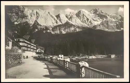 Ansichtskarte Garmisch-Partenkirchen Eibsee - Restaurant 1932