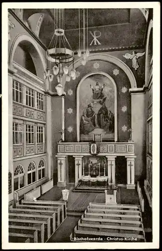 Ansichtskarte Bischofswerda Christuskirche - Altar 1957