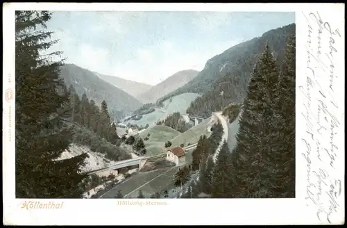 Ansichtskarte Breitnau Höllsteig-Sternen, Station 1912