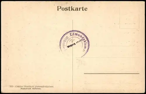 Postcard Jonsdorf (CZ) Janov Edmundsklamm - Kammgruppe - Boot 1912