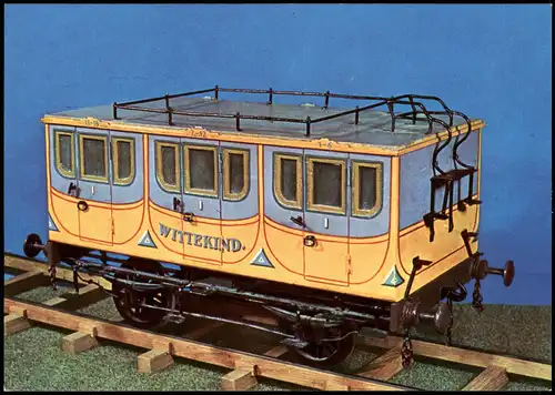 Dresden Personenwagen I.,,Saxonia"-Zug 1839 (Modell M 1:10) Verkehrsmuseum 1977