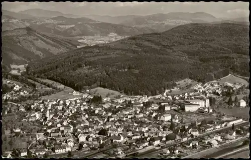 Ansichtskarte Steinen (Baden) Luftbild 1964